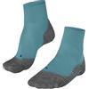 FALKE TK5 Wander Cool Short W Sso lyocell filo funzionale sottili antivesciche 1 paio, Calzini da escursionismo Donna, Blu Turquoise 6206, 39-40