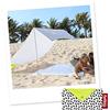 Fatboy® Miasun Multi | Tenda da spiaggia portatile | Leggera e facile da montare | Tenda da spiaggia resistente ai raggi UV | 330 x 190 x 140 cm