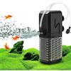 AQQA Filtro per Acquario, Regolabile Silenzioso 600L/H Filtro Interno per Acquario per Acquario 200L Pesci e Tartarughe (6W)