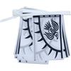 AZ FLAG Ghirlanda 6 Metri 20 Bandiere Vichingo Raven 21x15cm, Bandiera Dei Vichinghi 15 x 21 cm - Festone Bandierine