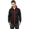 Urban Classics Contrast Windrunner, Cappotto Uomo, Nero, M