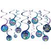 amscan SWIRL DEC 12CT BATTLE ROYAL