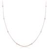 Elli Collana Solitario con Cristalli in Argento Sterling 925 da Donna