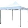 VivaGarden Gazebo Giardino Pieghevole 3x4,5 mt in Poliestere e Alluminio colore Bianco Professional - GA802033-IVRY