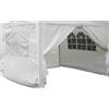 VivaGarden Set Pareti per Gazebo Giardino 3x4,5 mt in Poliestere colore Bianco Professional - GA802035