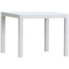 KETER Tavolo da Giardino Quadrato 94x94x74h cm in Resina colore Bianco - 133840 Melody