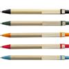 Penne in cartone a sfera ecologiche con refill blu Peter personalizzate o neutre
