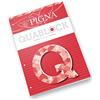 Pigna Blocco Collato QUABLOCK f.to A5, Carta 80 gr., 4 Fori, interno 1R, righe, Ideali per Scuola e Ufficio, Ricarica per Quaderni ad Anelli, 50 Fogli, 5 pezzi
