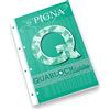 Pigna Blocco Collato QUABLOCK EVOLUTION f.to A4, Carta 80 gr., 4 Fori con banda rinforzata,interno 4M, quadretti 4 mm., Ideali per Scuola e Ufficio, Ricarica per Quaderni ad Anelli, 40 Fogli, 5 pezzi