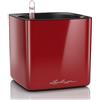 LECHUZA CUBE Glossy 16 Rosso Scarlatto High Gloss 13522