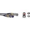 Stagg SMC1 YW Cavo microfono con anello giallo, 1 m, 3 pin, XLR maschio a femmina