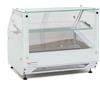 Ristoattrezzature Modello: 101552253006,Vetrina frigo 74x60x60h cm refrigerata da banco a due piani bianca con vetri dritti motore incorporato e piano liscio