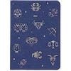 Letts of London Zodiac A6 settimana su 2 pagine Midnight 2024