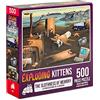 Exploding Kittens - Jigsaw Puzzles For Adults, Slothness Of Memory, Per Divertimento In Famiglia E Serata Di Gioco, 500 Pezzi