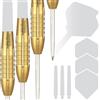Unicorn John Lowe World Champion Phase 2, freccetta con Punta in Acciaio al tungsteno al 90%, Unisex - Adulto, Freccette con Punta in Acciaio al tungsteno, 27348, Oro, 21 g