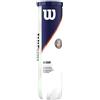 Wilson Tubo 4 palle wilson roland garros all court