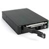 FANTEC MR-25DUAL 2512 - Telaio intercambiabile SATA + SAS HDD/SSD, 2,5, colore: Nero