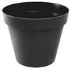 EDA - Vaso di Fiori Rotondo Toscana Ø 40 cm - Volume 23 L - Ø 39,5 x H.31 cm - Grigio Antracite