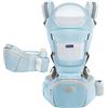 Geruwam per bambini | per bambini - Baby Sling Carrier 360 ° Cappuccio di ventilazione Borsa portaoggetti Notte riflettente per bambini Neonato Geruwam