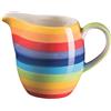 Purity Style Bricco a righe arcobaleno dipinto a mano