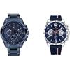 Tommy Hilfiger Orologio Analogico Multifunzione al Quarzo con Cinturino in Acciaio Inossidabile Blu - 1791560 & Orologio Analogico Multifunzione al Quarzo da Uomo