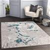 Livabliss Surya Livabliss Adria Tappeto Salotto Moderno Astratto Tappeto Soggiorno, Camera da Letto, Pranzo Moderni Tappeti Effetto Marmo, Morbido e Pelo Corto, Ampio 120x170 cm, Grigio, Verde, Blu e Avorio