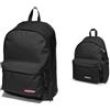 EASTPAK Out Of Office, Zaino, Unisex - Adulto, 44 x 29.5 x 22 (27 L), Nero (Black) & Padded Pak'r Zaino, 40 cm, 24 L, Nero