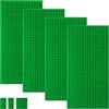 shineFinder Set di 4 pannelli compatibili con la maggior parte delle marche, piastre di base rettangolari 25,6 x 12,8 cm, con 16 x 32 gommini (25.6 * 12.8cm, Verde)
