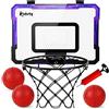 Kiztoys Canestro da Basket all'aperto Giocattolo per Bambini, Mini Cestino da Basket per Interni per camere, Attrezzature Sportive, Giocattoli dai 4 5 6 7 Anni