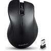 perixx PERIMICE-621B - Mouse wireless con sistema di chiusura silenzioso, compatibile con PC desktop e portatile, 2,4 GHz, colore: Nero