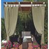 Megashopitalia Tenda da Sole per Gazebo Pergola Veranda Impermeabile Anti-Muffa Resinata Idrorepellente 140x270cm (Tortora)…
