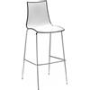 Scab Design Scab Sgabello Zebra Bicolore art. 2561 con struttura in metallo e scocca in polimero da h. 65 cm - CON VOUCHER 15% NEL CARRELLO