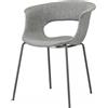 Scab Design Scab Sedia Miss B Pop art. 2686 con struttura in metallo e scocca in tessuto - CON VOUCHER 15% NEL CARRELLO