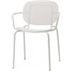 Scab Design Scab Poltrona Si-Si Dots art. 2504 con struttura in metallo e scocca in metallo - CON VOUCHER 15% NEL CARRELLO