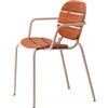 Scab Design Scab Poltrona Si-Si Wood art. 2514 con struttura in metallo e scocca in legno - CON VOUCHER 15% NEL CARRELLO