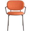 Scab Design Scab Sedia Si-Si Bold art. 2518 con struttura in metallo e scocca in tessuto - Con braccioli - CON VOUCHER 15% NEL CARRELLO