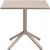 Scab Design Scab Tavolo fisso Eco Fisso art. 2452 con struttura in tecnopolimero e piano liscio in tecnopolimero da 70x70 cm - CON VOUCHER 15% NEL CARRELLO