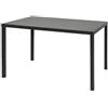 RD Italia Tavolo fisso impilabile DORIO con struttura e piano in acciaio da 60x80 cm