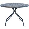 RD Italia Tavolo rotondo fisso ESTATE con struttura e piano in acciaio da Ø110 cm