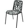 RD Italia Sedia impilabile FANCY LEAF 1 con struttura e seduta in acciaio