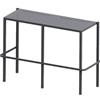 RD Italia Panca alta impilabile DORIO con struttura e seduta in acciaio da 113x45 cm