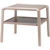 Scab Design Scab Tavolino Vela art. 1897 con struttura in tecnopolimero e piano in tecnopolimero da 49x44 cm - Con vassoio - CON VOUCHER 15% NEL CARRELLO