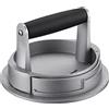 Westmark Hamburgermaker, regolabile per 3 diverse dimensioni Patty: 1/4 libbre, 1/3 libbre e 1/2 libbre, alluminio/plastica, Vario, argento/nero, 62252260