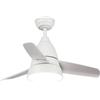 M LEDME Lampadario Ventilatore da soffitto White Silence 24W illuminazione Led regolabile con telecomando M LEDME