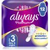 Always Platinum Night Size 3 12 pz