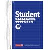 Brunnen Collegeblock - Block notes con rilegatura a spirale, 4 fori, 70 g/mq, formato A4, a righe