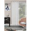Eurofirany ZAS/Agnes/B Tenda Occhielli Agnes, Poliestere, Bianco, 0,02 x 140 x 250 cm