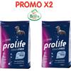 Zoodiaco Crocchette per cani Prolife grain free sensitive sogliola e patate adult mini 7 Kg PROMOX2 [Prezzo a confezione]