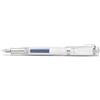 Kaweco Penna stilografica Student I Premium per cartucce d'inchiostro con pennino in acciaio di alta qualità, stile nostalgico, trasparente, larghezza penna: M (medio)