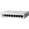 Cisco Business Smart Switch CBS250-8T-D | 8 porte GE | Desktop | Garanzia hardware limitata a vita (CBS250-8T-D-EU)